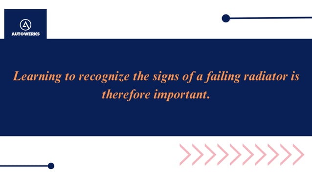 Audi Radiator Failure 5 Signs To Look Out For | PPT