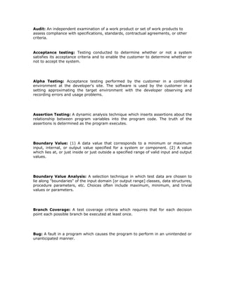 Audit | DOC