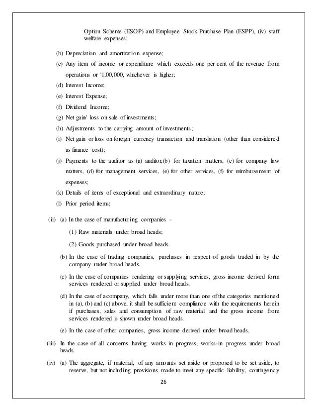 balnce sheet and p l as per revised shedule six with exaple p and l form