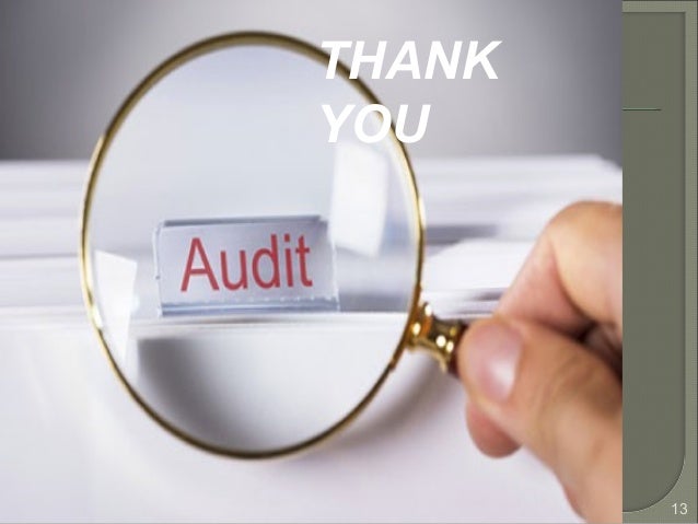 OPERATING AND MANAGEMENT OF AUDIT IN AUDIT AND REGULATORY COMPLIANCE
