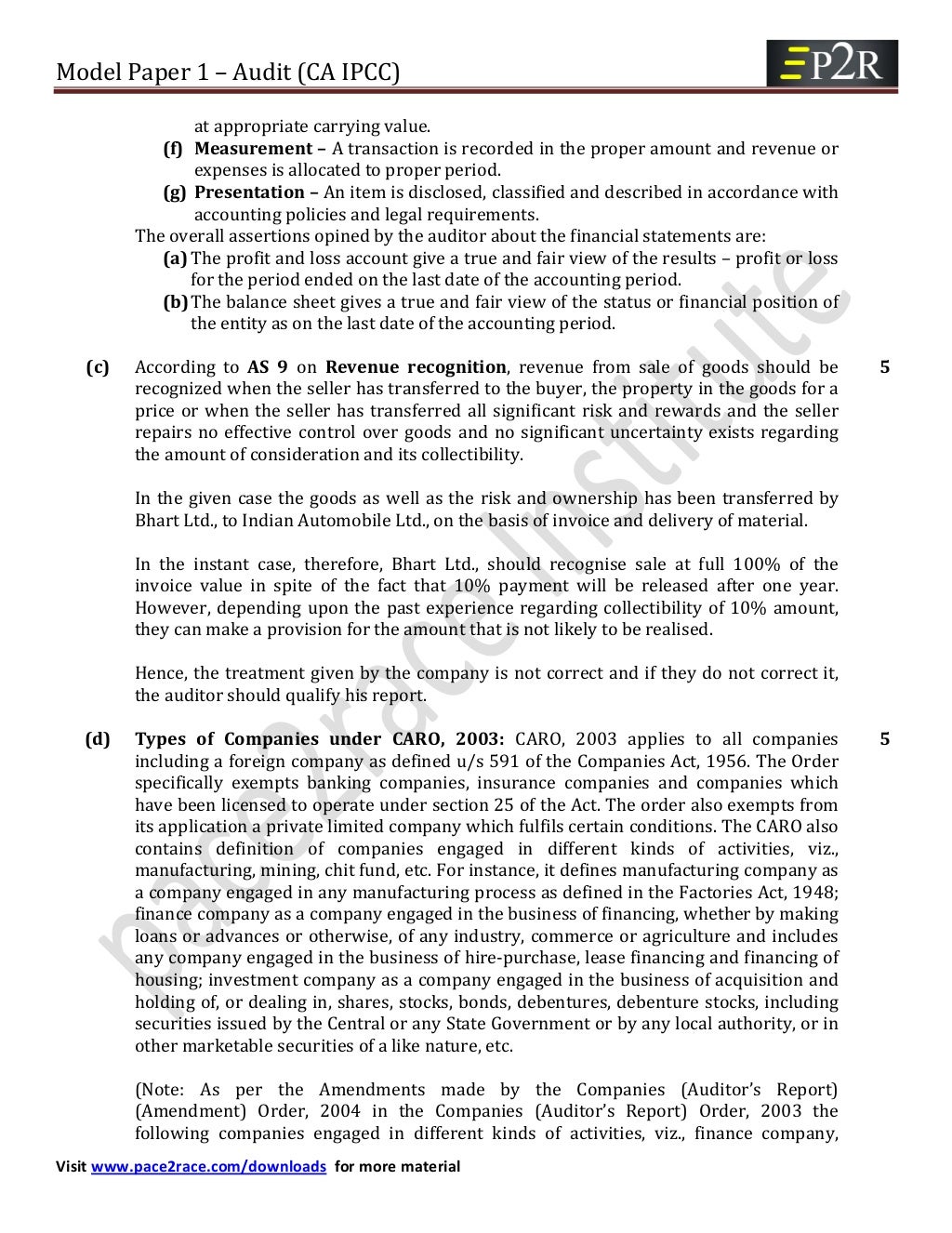 Audit sampling standard picture