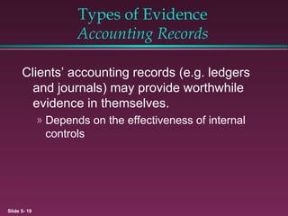 Diary Evidence Chapter 3audit-evidence-and-documentation.ppt