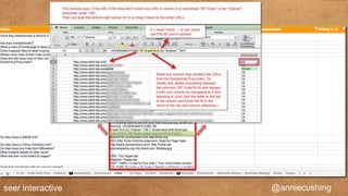 seer interactive   @anniecushing
 
