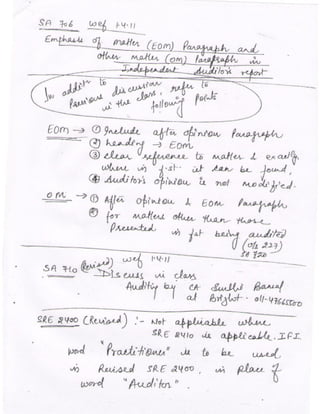 Audit notes | PDF
