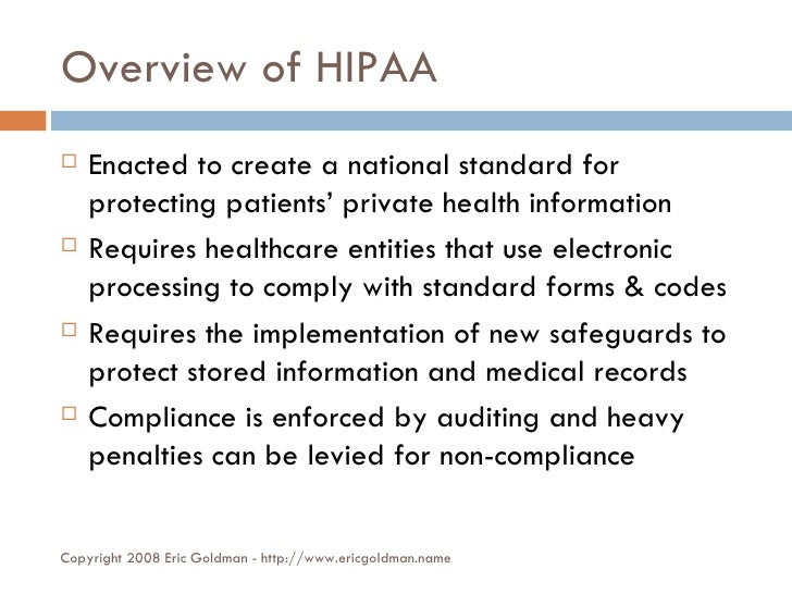 Hipaa Patient Privacy Law Due For An Overhaul Experts Say