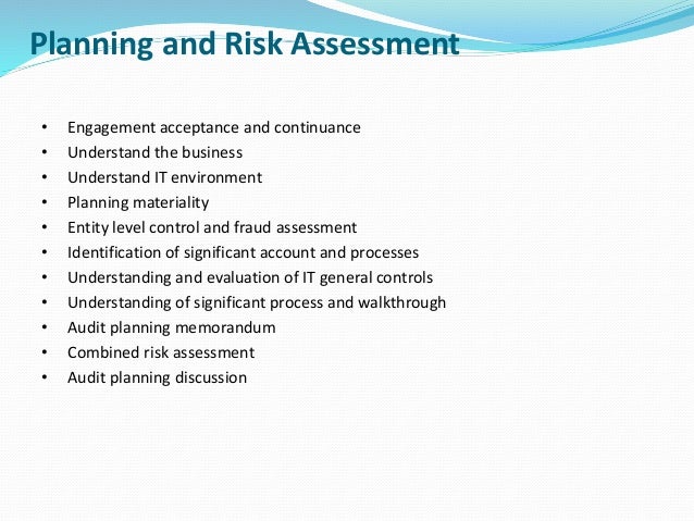 audit process example of audit planning memorandum