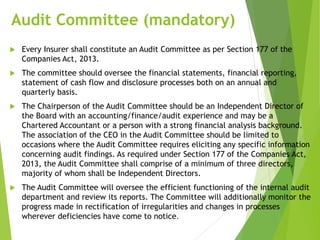 Audit of Insurance Companies | PPTX