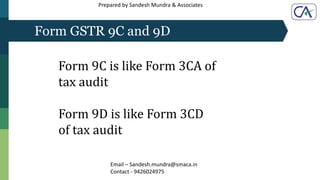 GST - Audit, Accounts and Returns | PPTX