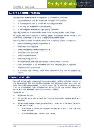 Audit And Assurance Class Notes Pdf