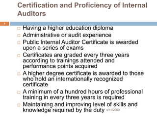 External &Internal Audit System