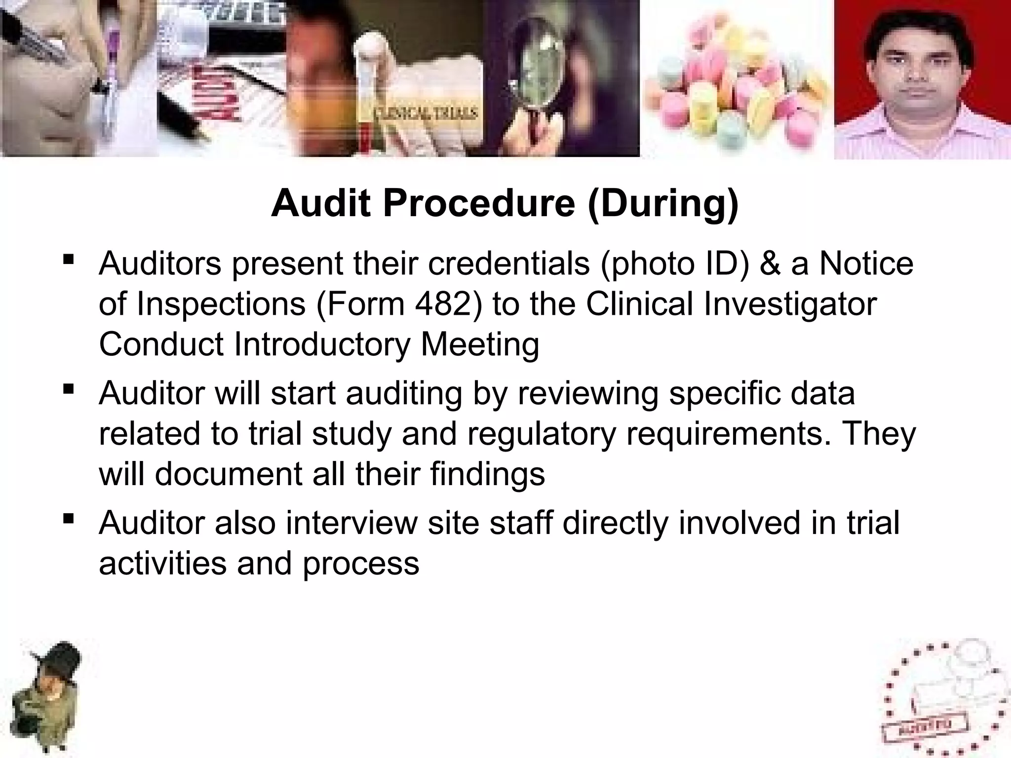 Audit and Inspection in Clinical Trial PPT