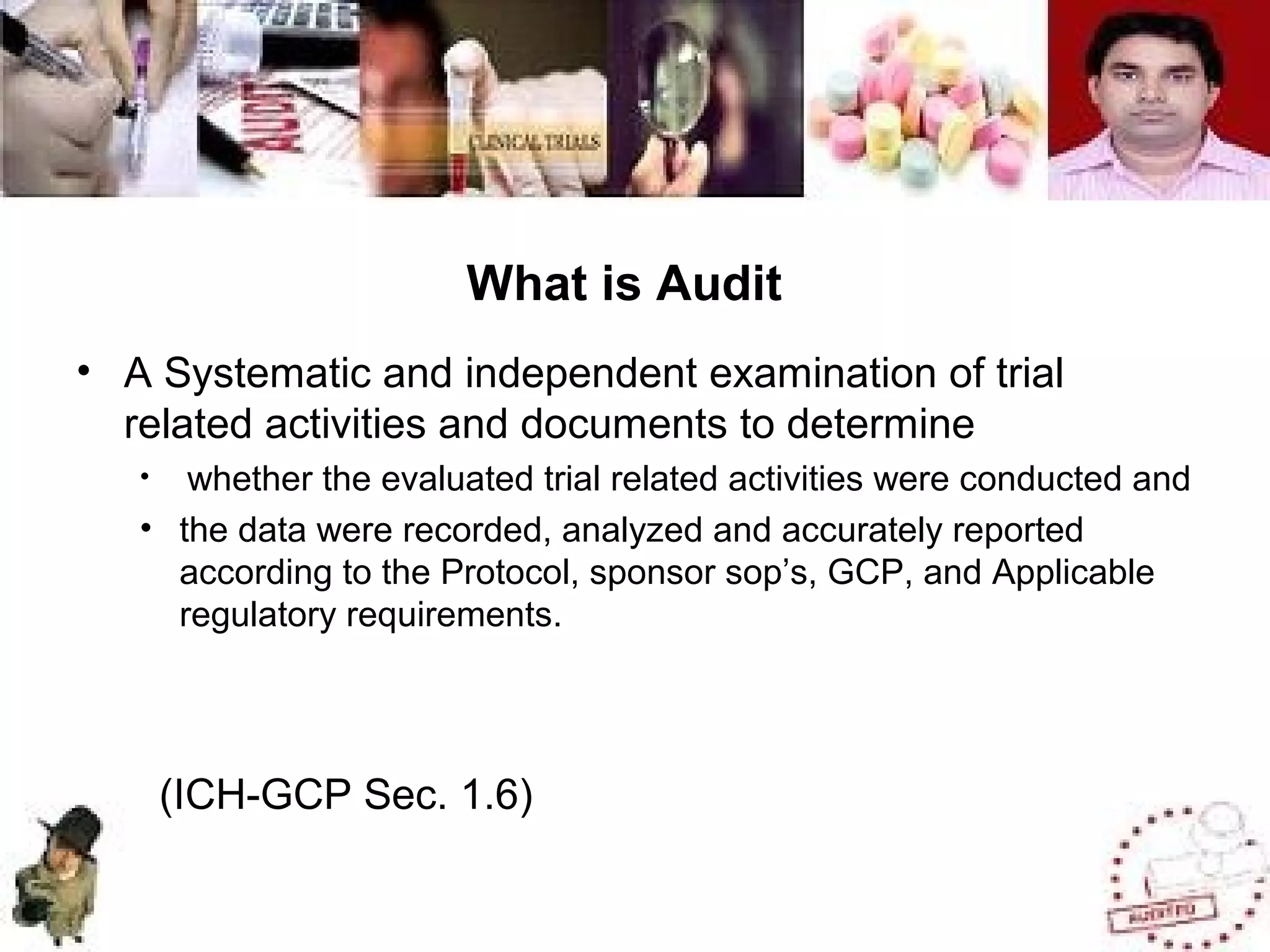 Audit and Inspection in Clinical Trial PPT