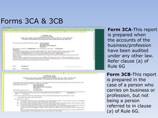 Form 3ca Format Audit and technology | PPTX