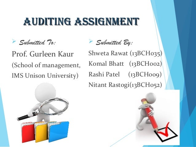 assignment audit meaning