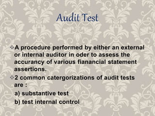 Audit bab1 sem 6- Audit Approach | PPTX