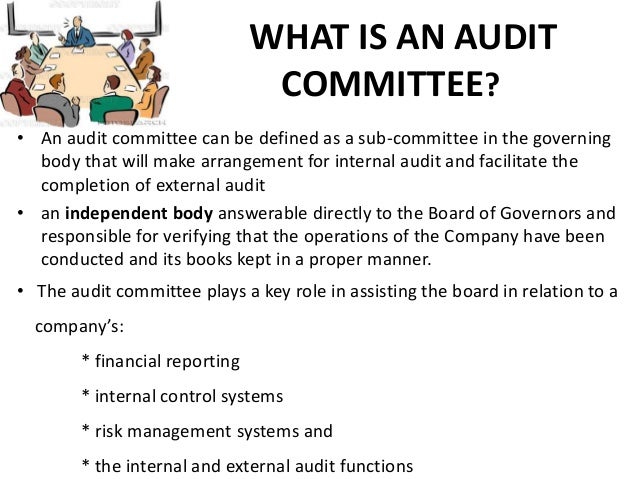 Audit committees and its role in auditing process