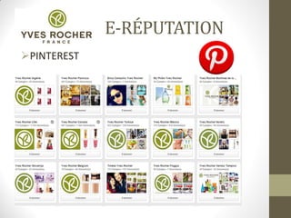 E-RÉPUTATION
PINTEREST
 