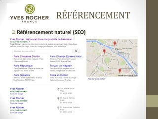 RÉFÉRENCEMENT
 Référencement naturel (SEO)

 