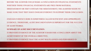 AUDIT DOCUMENTATION- PPT.pptx