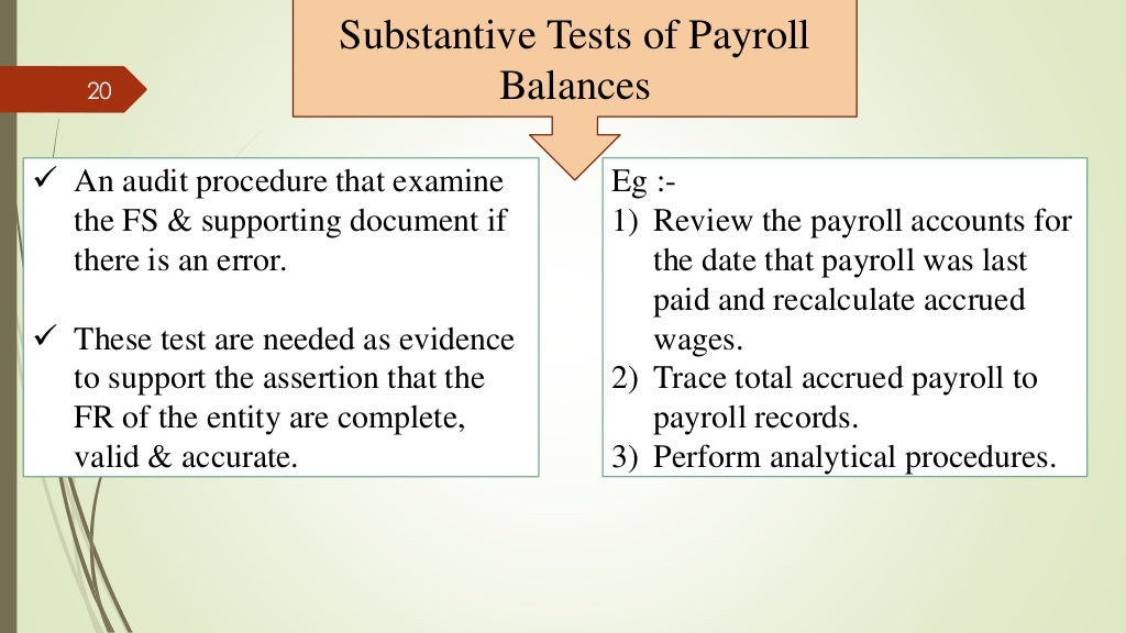 Chapter 7 Payroll & Personnel Cycle
