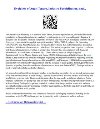Audit Testing Conclusion Sample Audit Engagement Checklist | PDF