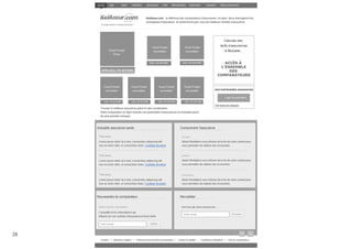 -Rapport d’audit ergonomique de la page «DevisMutuelle» du site KelAssur.com 05/12/2012
28
Objectif
Recommandation
Critère
Contenus
Permettre aux utilisateurs d’indentifier immédiatement l site dans les onglets, les favories, dans la fenêtre
du navigateur ou encore dans les lecteurs d’écran.
Le titre de chaque page permet d’identifier le site.
Rédiger le contenu de l’élément title de chaque page de manière à y indiquer le nom du site et dans le cas présents
la fonction du site.
 