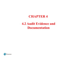 CHAPTER 4
4.2 Audit Evidence and
Documentation
 