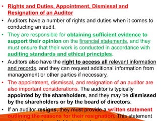 Auditing principles and practices, chapter 2 | PPTX