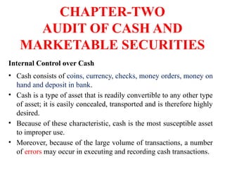Readily Convertable AUDIT II CH-2.pptx cvbghtyuioplkmnjhbgft | PPTX