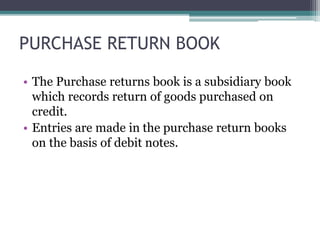 Vouching of subsidiary books | PPTX