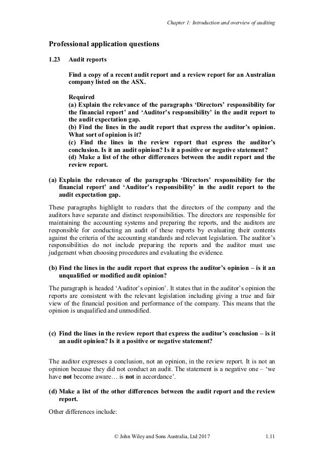 Auditing A Practical Approach 3rd Edition Moroney Solutions Manual