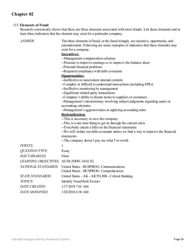 Auditing A Risk Based Approach 11th Edition Johnstone Test Bank