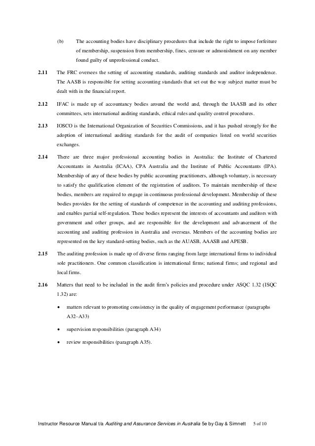 Essay on audit and assurance 5th edition solutions 07 image