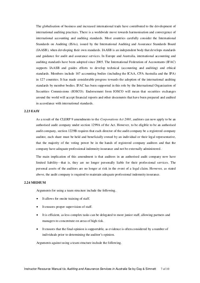 Essay on audit and assurance 5th edition solutions 06 picture