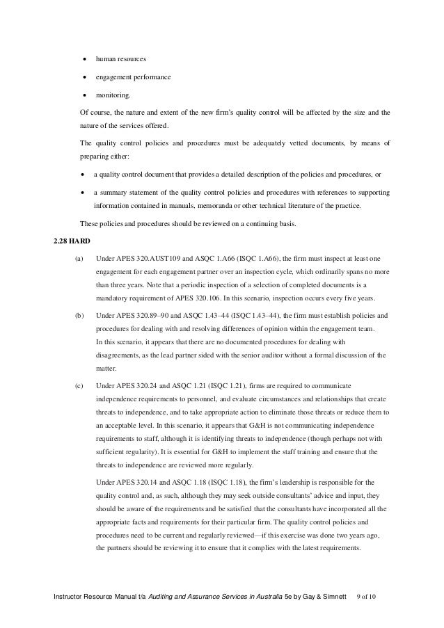 Essay on audit and assurance 5th edition solutions 08 image