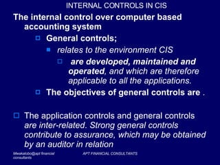 Auditing In Computer Environment Presentation | PPT