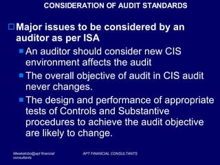 Auditing In Computer Environment Presentation | PPT