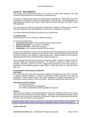 Auditing Basics | PDF