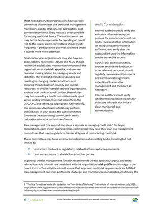 Comprehensive Guide to Auditing Credit Risk in Financial Services | PDF