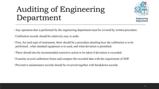 Auditing in QA and Engineering department.pptx