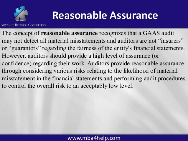 Absolute Assurance Audit : Overview, History, and Overall Objectives of ...