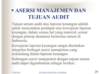 prosedur audit keuangan