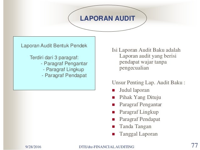 Prosedur audit keuangan