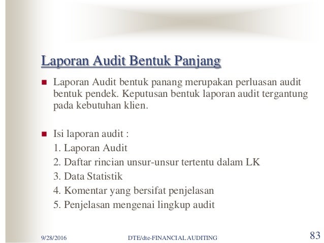 Prosedur audit keuangan