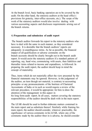 Audit of bank | DOCX