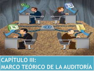 CAPÍTULO III:
MARCO TEÓRICO DE LA AUDITORÍA

 