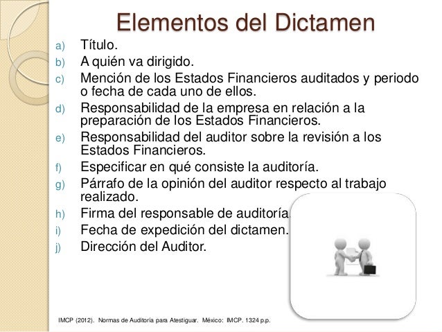 Auditoría iii (dictamen de estados financieros)