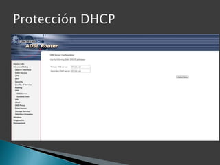 Protección DHCP<br />