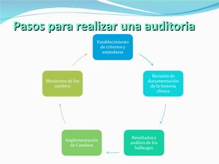 Pasos para realizar una auditoria 