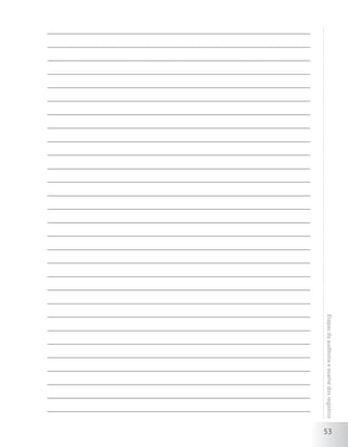 53
Etapasdaauditoriaeexamedosregistros
 